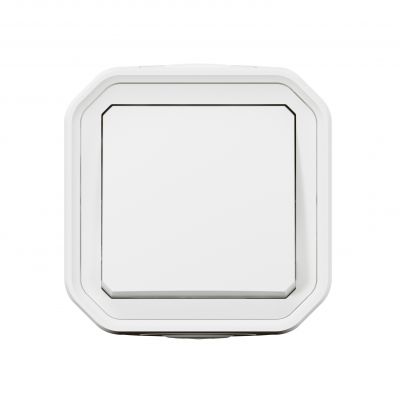 PLEXO Łącznik schodowy hermetyczny IP55 natynkowy KOMPLET biały 069751L LEGRAND (069751L)