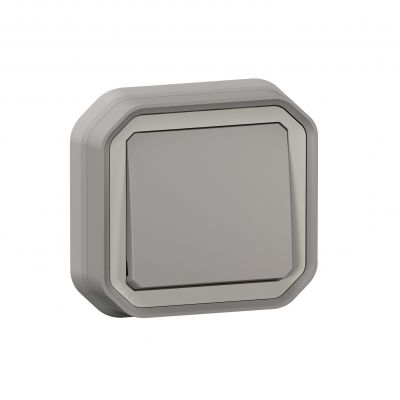 PLEXO Łącznik schodowy hermetyczny IP55 podtynkowy KOMPLET szary 069811L LEGRAND (069811L)