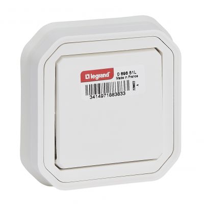 PLEXO Łącznik schodowy hermetyczny IP55 podtynkowy KOMPLET biały 069851L LEGRAND (069851L)