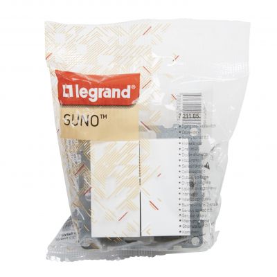 Suno Łącznik Świecznikowy - 10 Ax - 250V - Zaciski Automatyczne Biały 721105 LEGRAND (721105)