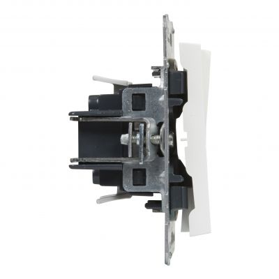 Suno Łącznik Świecznikowy - 10 Ax - 250V - Zaciski Automatyczne Biały 721105 LEGRAND (721105)