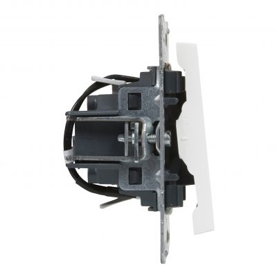 Suno Łącznik Pojedynczy Jednobiegunowy Podświetlany - 10 Ax - 250V - Zaciski Automatyczne Biały 721111 LEGRAND (721111)