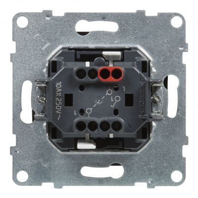 Suno Łącznik Pojedynczy Jednobiegunowy - 10 Ax - 250V - Zaciski Automatyczne Czarny 721401 LEGRAND (721401)