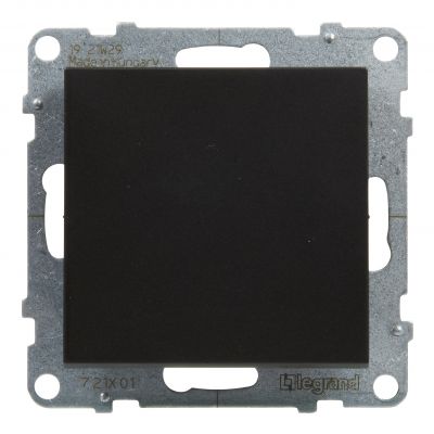 Suno Łącznik Pojedynczy Jednobiegunowy - 10 Ax - 250V - Zaciski Automatyczne Czarny 721401 LEGRAND (721401)