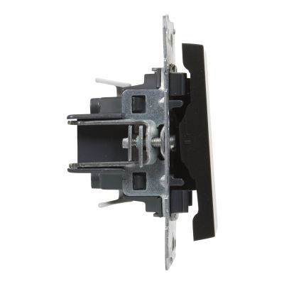 Suno Łącznik Pojedynczy Jednobiegunowy - 10 Ax - 250V - Zaciski Automatyczne Czarny 721401 LEGRAND (721401)