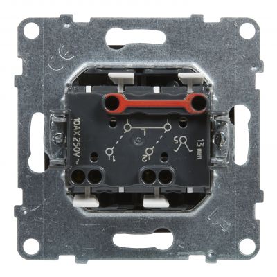 Suno Łącznik Świecznikowy - 10 Ax - 250V - Zaciski Automatyczne Czarny 721405 LEGRAND (721405)