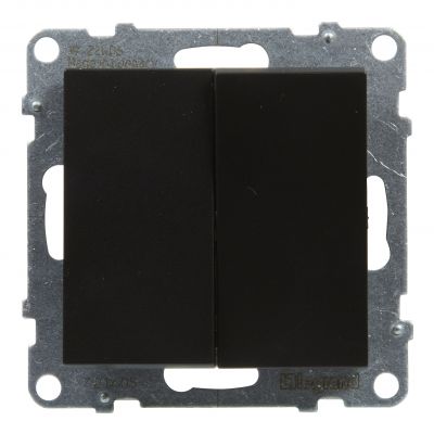 Suno Łącznik Świecznikowy - 10 Ax - 250V - Zaciski Automatyczne Czarny 721405 LEGRAND (721405)