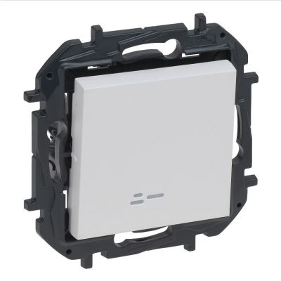 NILOE STEP Łącznik pojedynczy z podświetleniem 10AX biały  LEGRAND (863111B)