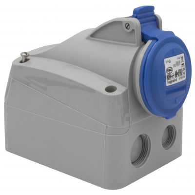 P17 Tempra Pro Gniazdo Stałe 16A 2P+Z 230V IP44 555154 LEGRAND (555154)