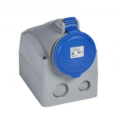 P17 Tempra Pro Gniazdo Stałe 32A 3P+N+Z 230V IP44 555256 LEGRAND (555256)