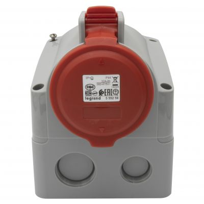 P17 Tempra Pro Gniazdo Stałe 32A 3P+Z 400V IP44 555258 LEGRAND (555258)
