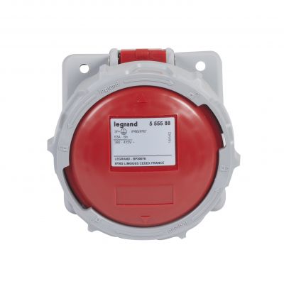 Gniazdo Tablicowe 63A 3P+Z 415V IP66/67 555588 LEGRAND (555588)