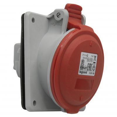 P17 Tempra Pro Gniazdo Tablicowe 16A 3P+N+Z 400V IP44 555189 LEGRAND (555189)