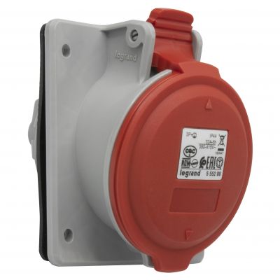 P17 Tempra Pro Gniazdo Tablicowe 32A 3P+Z 400V IP44 555288 LEGRAND (555288)
