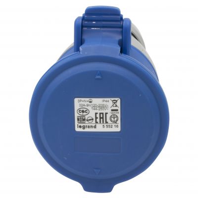 P17 Tempra Pro Gniazdo Przenośne 32A 3P+N+Z 230V IP44 555216 LEGRAND (555216)