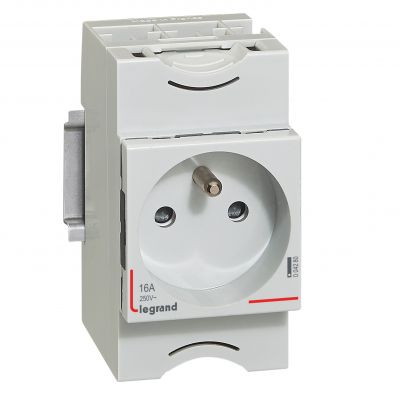 Gniazdo Modułowe 2P+Z 10/16A 250V Na Szynę G380 004280 LEGRAND (004280)