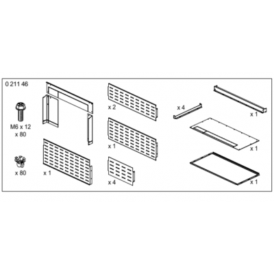 XL3 6300 Zestaw Do Komory Dla DMX3 6300 (Forma 4B) 021146 LEGRAND (021146)