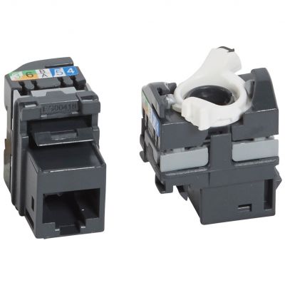 Keystone: Gniazdo Rj 45 Kat. 5E Utp 033180 LEGRAND (033180)