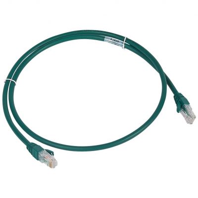 Lcs Kabel Krosowy Kat. 6A U/Utp 1M Ls0H Zielony 051874 LEGRAND (051874)