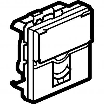 Mosaic Gniazdo Telefoniczne Rj12 2 Moduły Białe 6 Styków 078732 LEGRAND (078732)