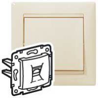Valena Gniazdo Telefoniczne 2Xrj45 (4 Styki) Krem 774339 LEGRAND (774339)