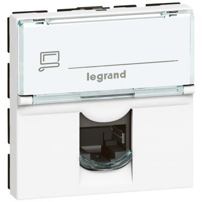 M45: 2M 1Xrj45 Kat. 6A Utp Białe 076574 LEGRAND (076574)