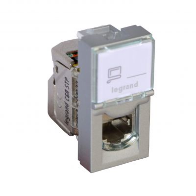M45:1M 1Xrj45 Kat6A Stp Alu 079473 LEGRAND (079473)