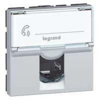 M45: 2M 1Xrj45 Kat. 6A Utp Alu 079474 LEGRAND (079474)