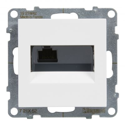 Suno Gniazdo Komputerowe 2Xrj45/Kat 6 Utp Czarny 721453 721152 LEGRAND (721152)