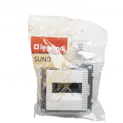 Suno Gniazdo Komputerowe Rj45/Kat 5E Utp Czarny 721450 721153 LEGRAND (721153)