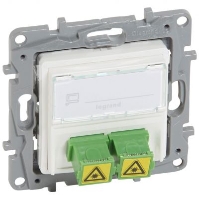 Niloe - Gniazdo Światłowodowe 2Xsc/Apc Białe 664779 LEGRAND (664779)