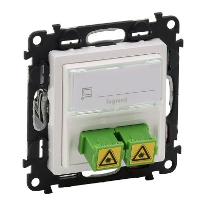 Valena Life Gniazdo Światłowodowe 2Xsc / Apc Białe 753130 LEGRAND (753130)