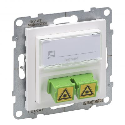 Suno Gniazdo Telefoniczne Rj 11 + Rj 45/Kat 6 Utp Czarny 721460 721147 LEGRAND (721147)