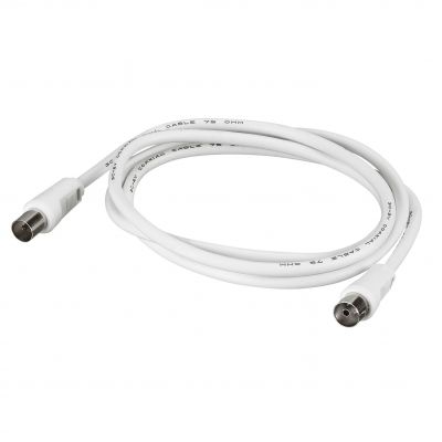 Kabel Tv Z 1 Wtykiem Męskim Ø9,52 Mm I 1 Wtykiem Żeńskim Ø9,52 Mm Długość 2 M 091024 LEGRAND (091024)
