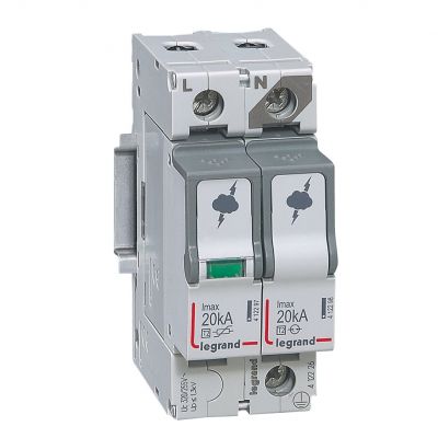 Ogranicznik Przepięć T2 20 Ka 1P+N 412226 LEGRAND (412226)