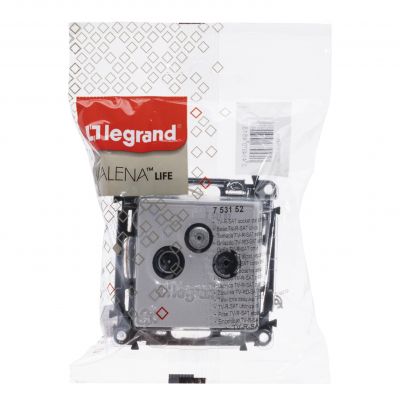 Valena Life Gniazdo Tv-Rd-Sat Białe 753152 LEGRAND (753152)