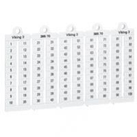 Płytki Oznaczników Viking3 Szerokość 6Mm /1-10/ Pionowe /1000Szt./ 039565 LEGRAND (039565)