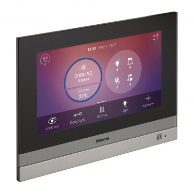 Home Touch - Ekran Dotykowy 7 Do Sterowania Systemem Myhome - Kolor Antracytowy Bticino 003488 LEGRAND (003488)