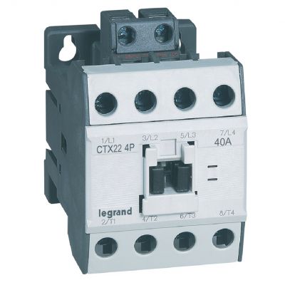 Stycznik Mocy 40A 4P 230V AC 0Z 0R CTX3 41642 416426 LEGRAND (416426)