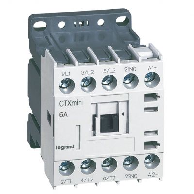Stycznik CTX3 Mini 3P 6A 1R 24V DC 417011 LEGRAND (417011)