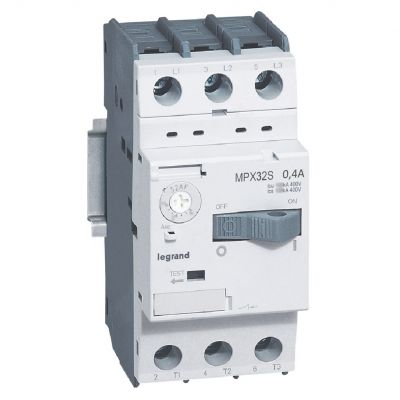 Wyłącznik Silnikowy 3P 0,09Kw 0,25-0,4A Mpx3 32S 417302 LEGRAND (417302)