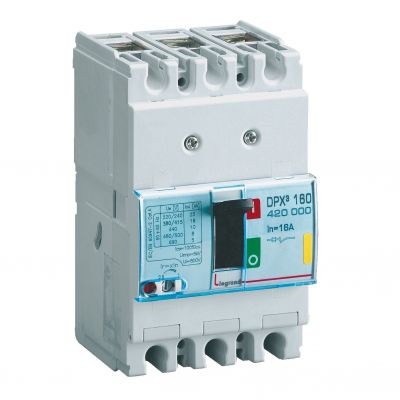 Wyłącznik DPX3 160 3P 125A 50Ka 420126 LEGRAND (420126)