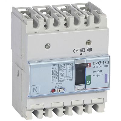 Wyłącznik DPX3 160 4P 100A 50Ka 420135 LEGRAND (420135)