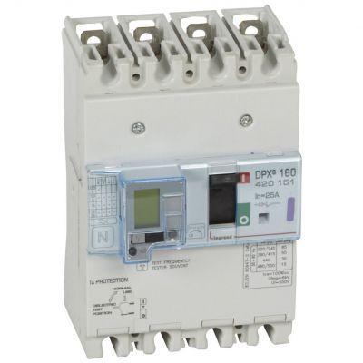 Wyłącznik Z Wyzwalaczem Termiczno-Magnetycznym DPX3 160 4P 25A 50Ka Z Zab. R-Pr. 420151 LEGRAND (420151)