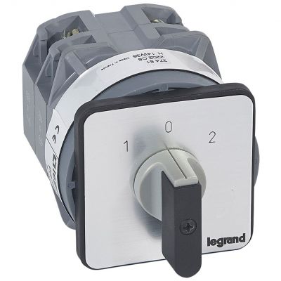 Przełącznik Krzywkowy 0-1-2 Pr40 50A 2P 027451 LEGRAND (027451)