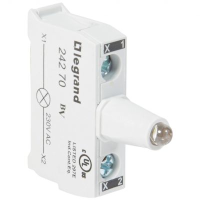 Osmoz Korpus Z Główką Z Podświetleniem Do Puszki Biała 230 V Zaciski Śrubowe 024270 LEGRAND (024270)