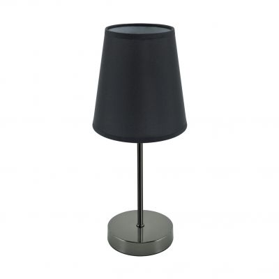 Czarna lampka nocna glamour na stolik E14 FATIMA 04830 IDEUS (04830)