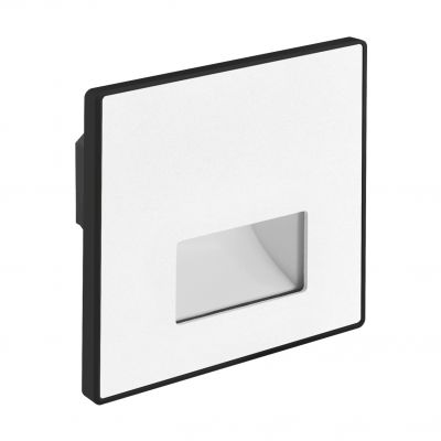 Oprawa schodowa LED biała kwadratowa lampa korytarzowa 230V IDEUS (04861)