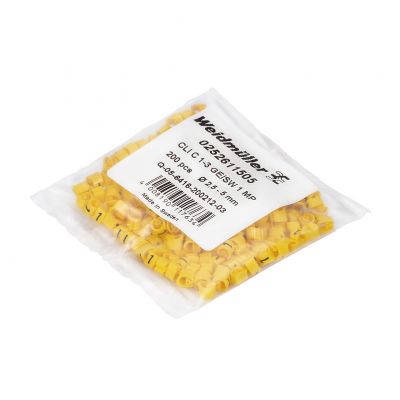 CLI C 02-3 GE/SW H MP System oznaczania przewodów 0252111651 WEIDMULLER (0252111651)