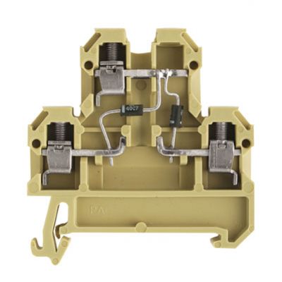DK 4/35 2D GET.SCH. A1 Złączki szynowe z elementami elektronicznymi, nr.katalogowy 0396760000 /25szt./ WEIDMÜLLER (0396760000)